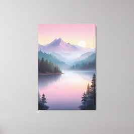 Silent Valley bei Sunset Leinwanddruck