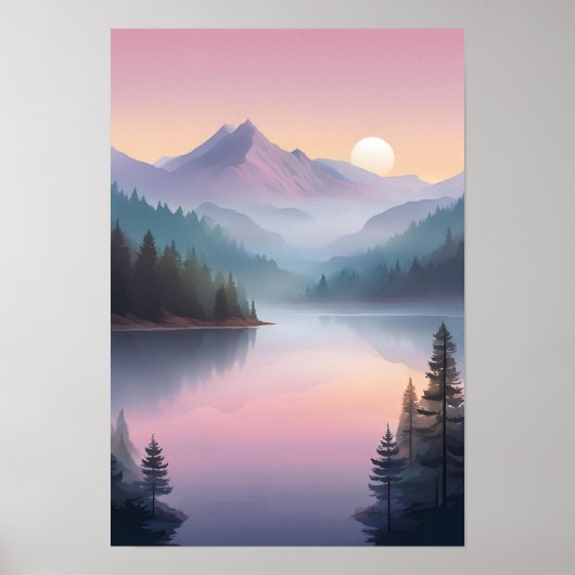Silent Valley bei Sunset Poster (Vorne)