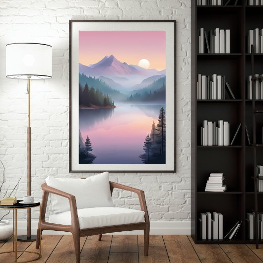 Silent Valley bei Sunset Poster