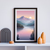 Silent Valley bei Sunset Poster