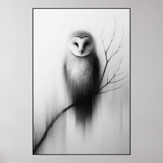 Silent Watcher Abstrakt Poster (Vorne)