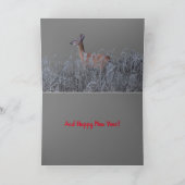 Silent Wonder Weihnachtskarte Fasant Dankeskarte (Innenseite)