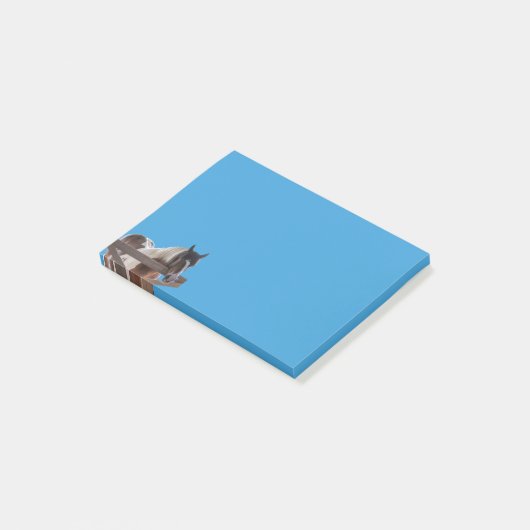 Silent Wonders post it notes Pferd Post-it Klebezettel (angewinkelt)