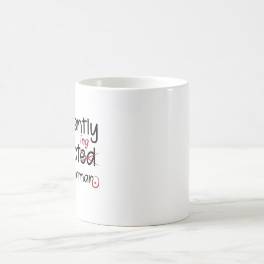 Silently Correcting Grammar Kaffeetasse (Mittel)