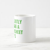Silently creating a Spreadsheet for this Kaffeetasse (Mittel)