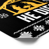 Siler Alert He Dies Funny Christian Poster (Ecke)