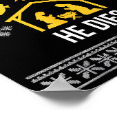 Siler Alert He Dies Funny Nativity Christmas Poster (Ecke)