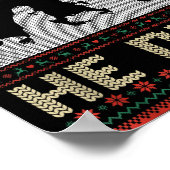 Siler Alert He Dies Jesus Nativity Scene Ugly Chri Poster (Ecke)