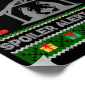 Siler Alert He Dies Jesus Nativity Scene Ugly Chri Poster (Ecke)