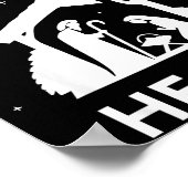 Siler Christmas Nativity Scene Funny Christian Slo Poster (Ecke)