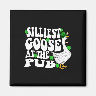 Silesters Gänse im Pub St Patricks Day Men Wome Magnet