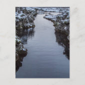 Silfra in Island Postkarte (Vorderseite)