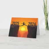 Silhouette 2026 feiertagskarte (Vorderseite)