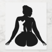 Silhouette 97 weinetikett (Einzelnes Label)