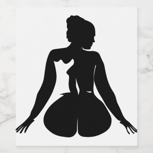 Silhouette 97 weinetikett (Einzelnes Label)