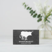 Silhouette | Ackerland Visitenkarte (Stehend Vorderseite)