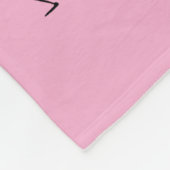 Silhouette African Art Celebration Dance Pink Fleecedecke (Ecke)