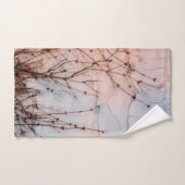 Silhouette älterer Branches Badhandtuch Set (Handtuch)