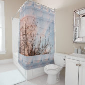 Silhouette älterer Branches Duschvorhang (Beispiel)