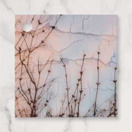 Silhouette älterer Branches Geschenkanhänger