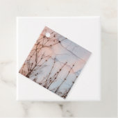 Silhouette älterer Branches Geschenkanhänger (Beispiel)