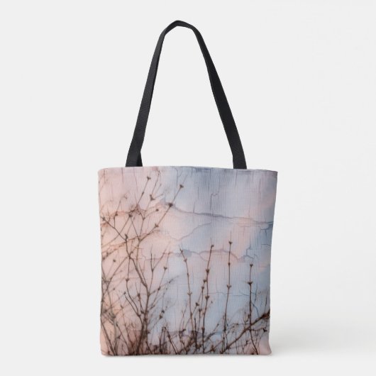 Silhouette älterer Branches Tasche (Rückseite)