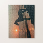 Silhouette am Meer Puzzle (Vertikal)