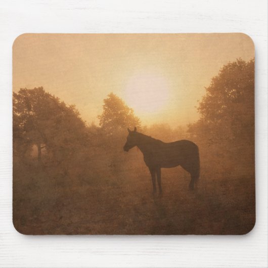 Silhouette am Morgen auf dem Mousepad (Vorne)