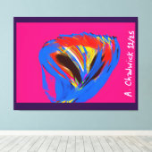 Silhouette and Colors Leinwanddruck (Insitu (Holzboden))