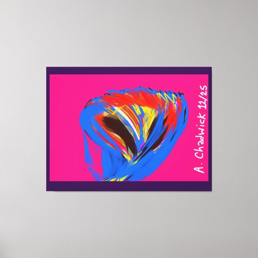 Silhouette and Colors Leinwanddruck (Vorderseite)