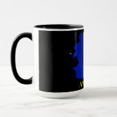 Silhouette Andorra, Flagge, Tasse (Links)