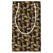 Silhouette Animal Camouflage Brown Kleine Geschenktüte (Vorderseite)