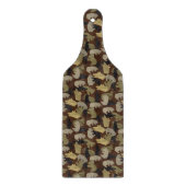 Silhouette Animal Camouflage Brown Schneidebrett (Vorderseite)