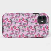 Silhouette Animal Camouflage Pink Case-Mate iPhone Hülle (Rückseite (Horizontal))