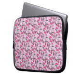 Silhouette Animal Camouflage Pink Laptopschutzhülle (Vorderseite Links)
