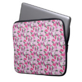 Silhouette Animal Camouflage Pink Laptopschutzhülle (Vorderseite Links)