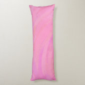 Silhouette Animal Camouflage Pink Seitenschläferkissen (Rückseite (Vertikal))