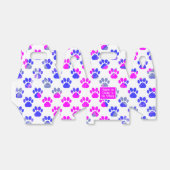 Silhouette "Animal Paw" Geschenkschachtel (Ungefaltet)