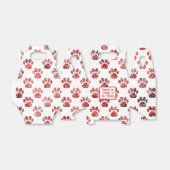 Silhouette "Animal Paw" Geschenkschachtel (Ungefaltet)