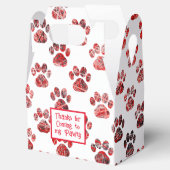 Silhouette "Animal Paw" Geschenkschachtel (Geöffnet)