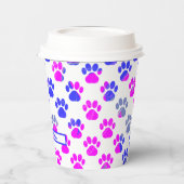 Silhouette "Animal Paw" Pappbecher (Links)