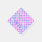 Silhouette "Animal Paw" Serviette (Ecke)