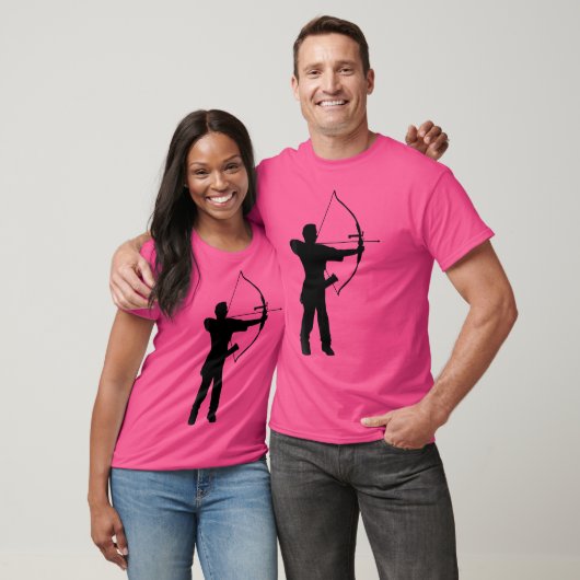 Silhouette Archery Archer Player Bow And Arrow Sho T-Shirt (Unisex)
