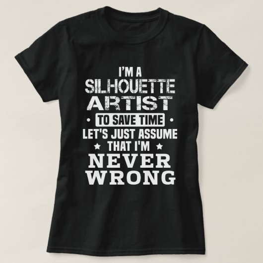 Silhouette Artist T-Shirt (Design vorne)