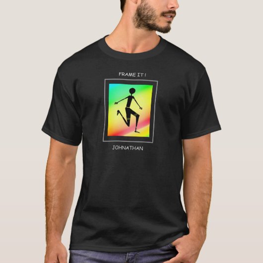 Silhouette Athlete T-Shirt (Vorderseite)