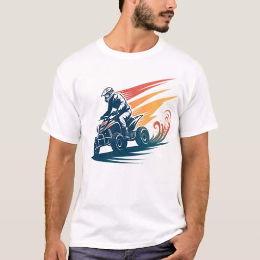 Silhouette ATV Design for Merchandise T-Shirt (Vorderseite)