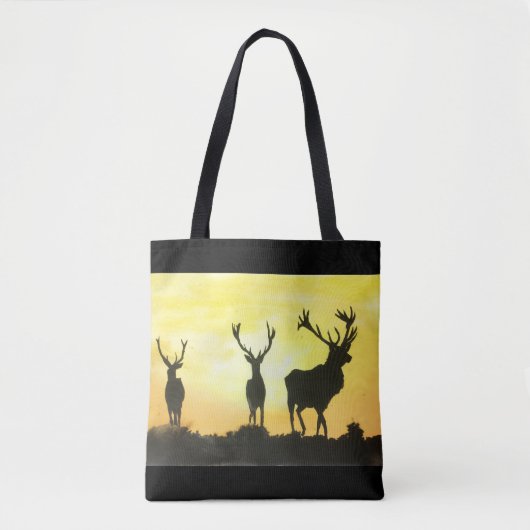 Silhouette auf einem Beutel Tasche (Vorderseite)