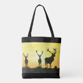 Silhouette auf einem Beutel Tasche (Rückseite)