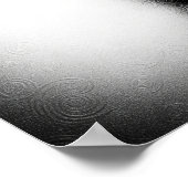 Silhouette auf Mattiertem Glas Poster (Ecke)