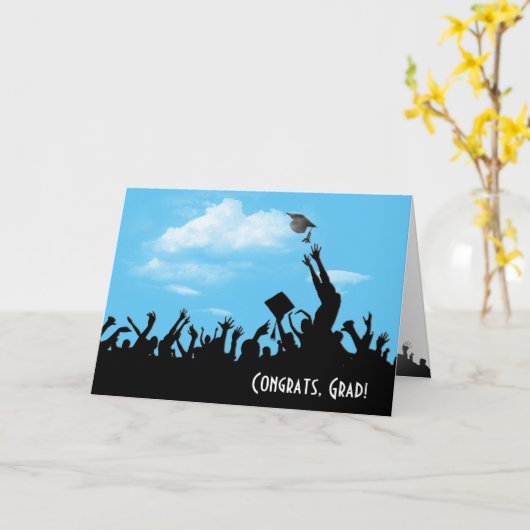 Silhouette auf Sky Karte (Gelbe Blume)